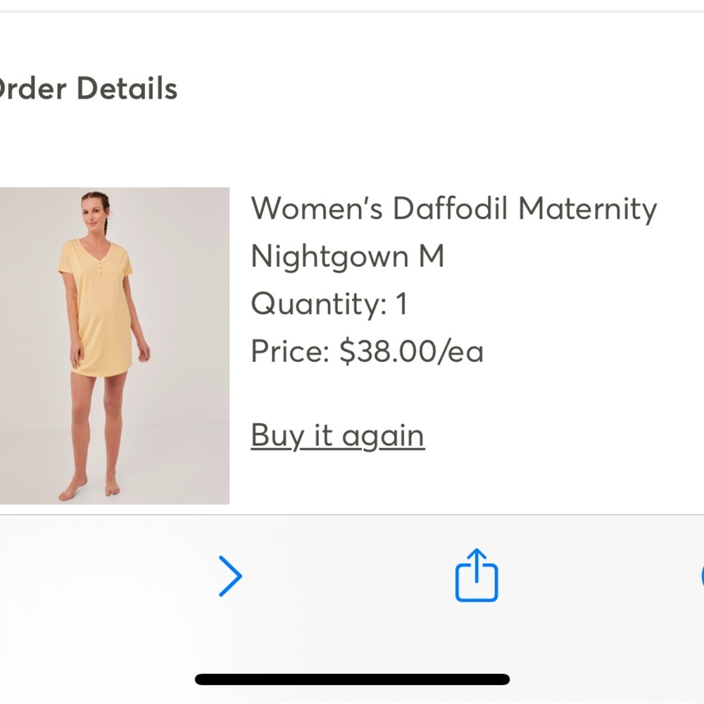 PACT Maternity Nightgown